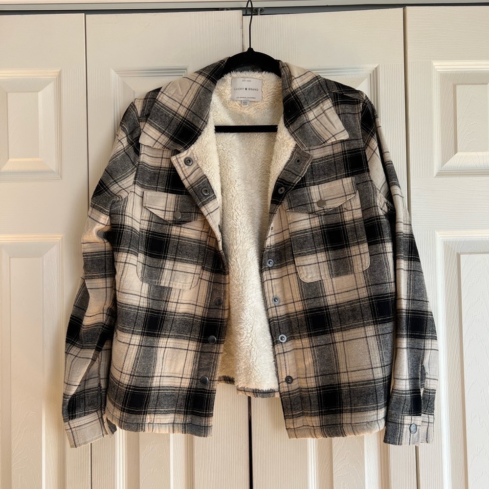 Lucky Brand Sherpa Lined Flannel